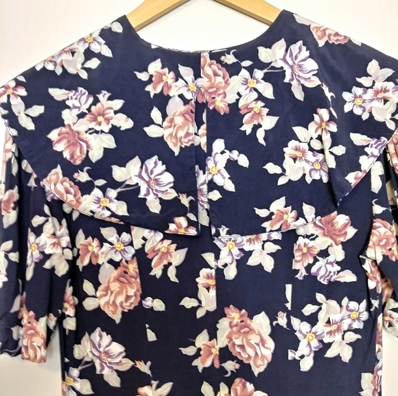 COTTAGECORE VINTAGE Floral Button Front Maxi Dress - Picture 5 of 7